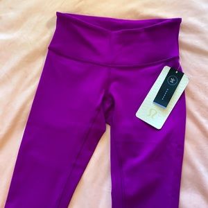 Lululemon wonder under leggings NWT